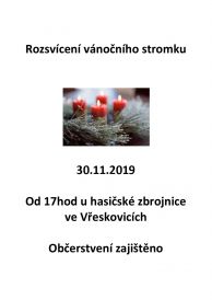 Rozsvícení vánočního stromu 1