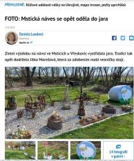Mstická náves se opět oděla do jara