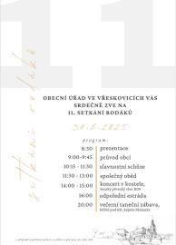 Setkání rodáků a přátel obce Vřeskovice 1